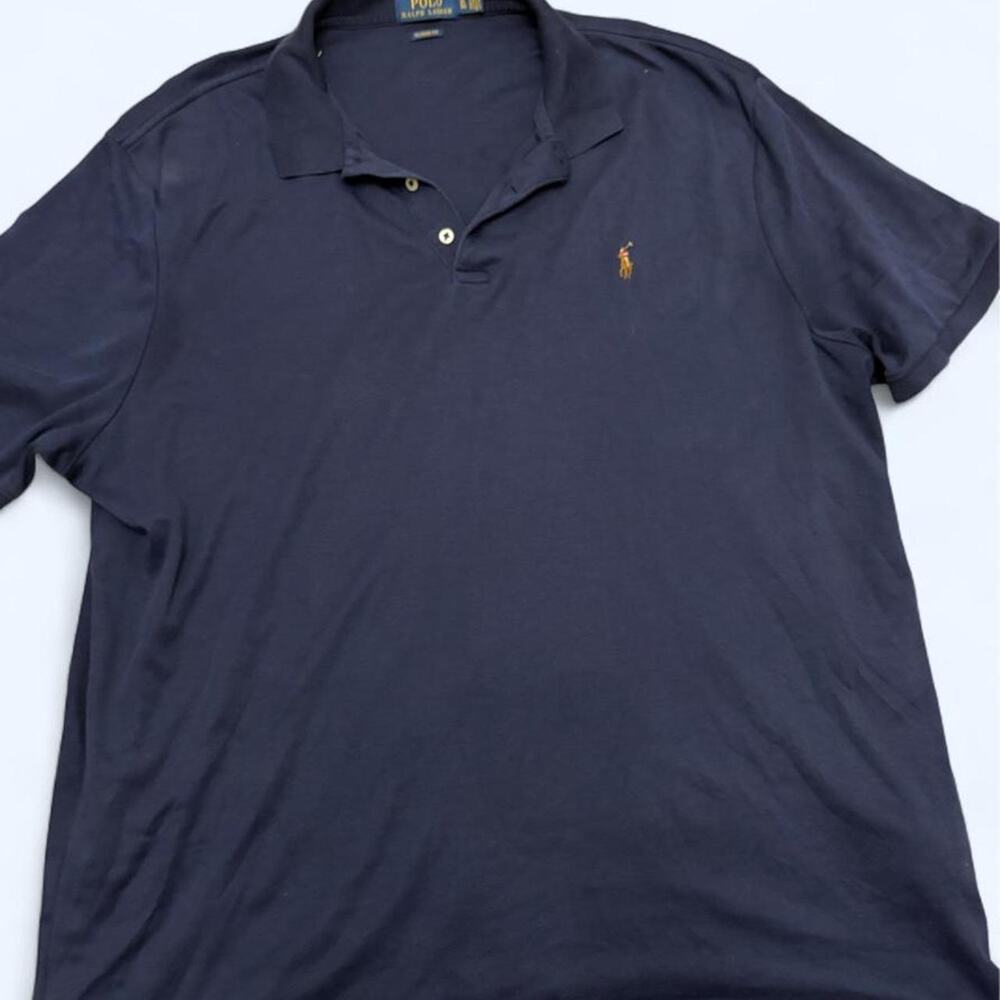 Polo Ralph Lauren Men’s XL Classic Fit Navy Polo Shirt Multicolor Pony